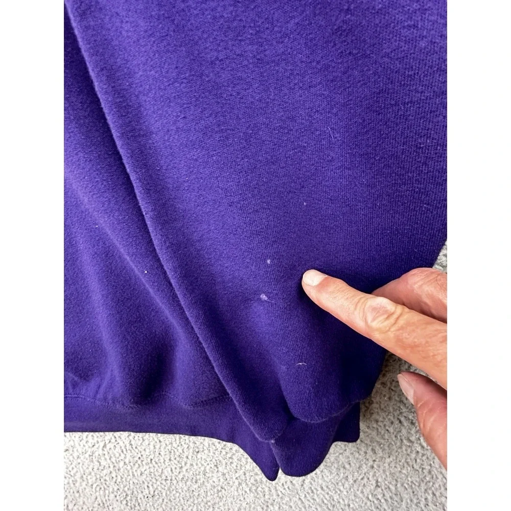 Vintage 90s Mickey Inc Sweatshirt Womens 2XL Minnie Mouse Double Sided Purple